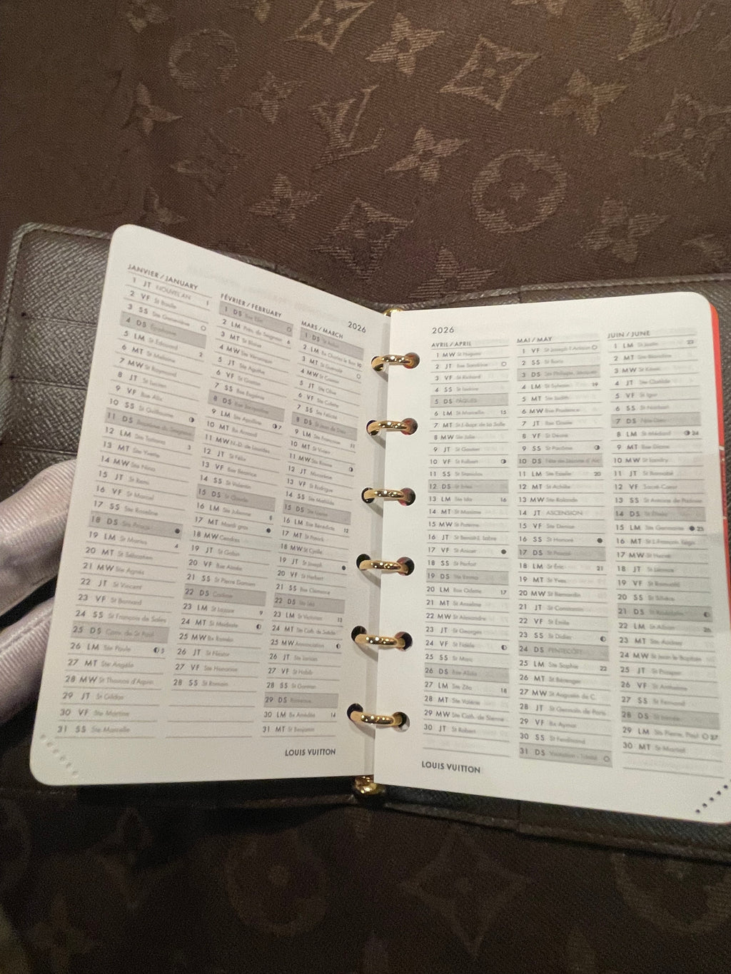 Louis Vuitton Agenda PM