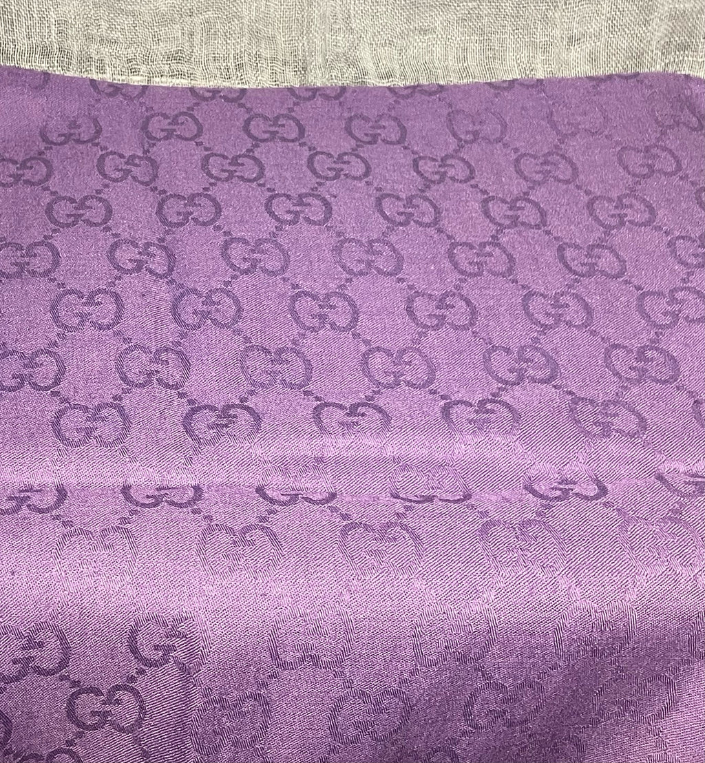 GUCCI PURPLE SCARVE