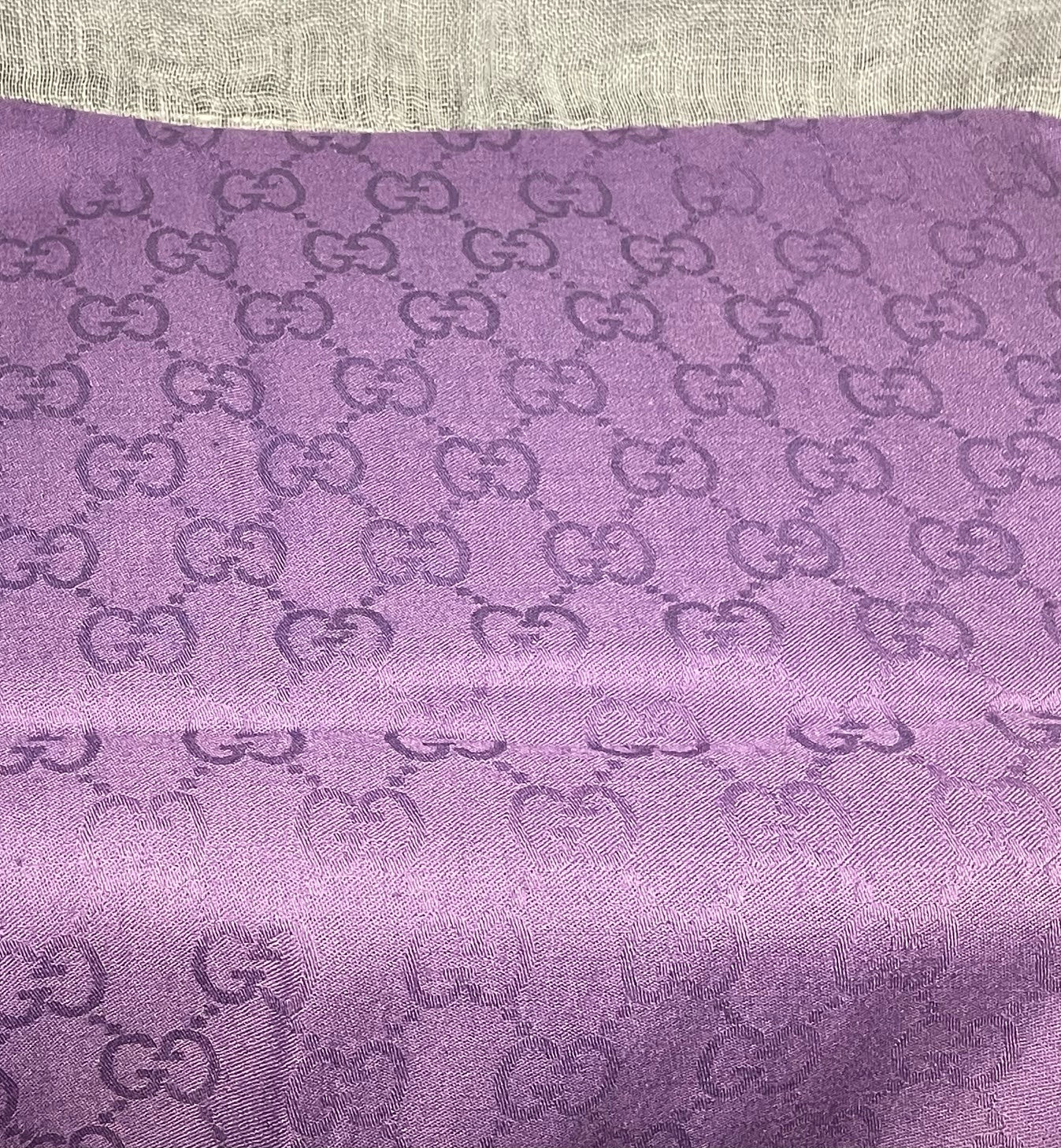 GUCCI PURPLE SCARVE